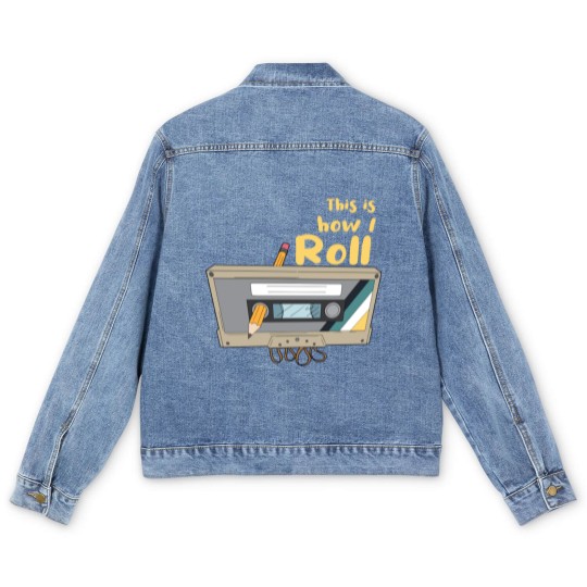 Discover Cassette Tape Classic 80s 90s - Cassette Tape - Men's Denim Jackets