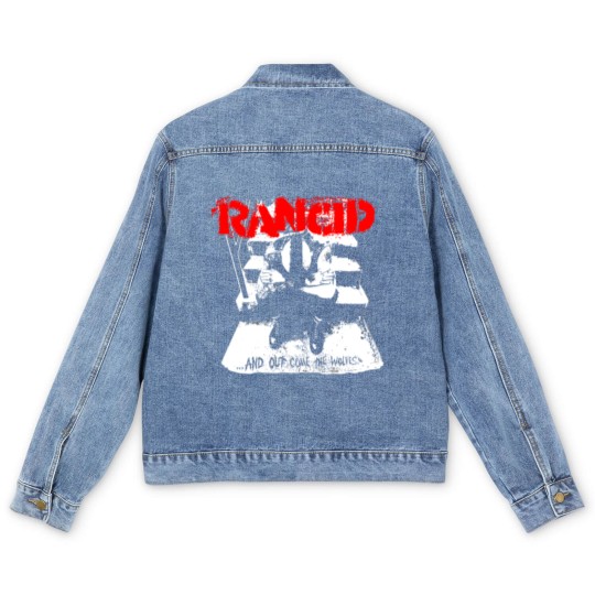 Discover Rancid And Out Come The Wolves  Merchandis Men's Denim Jackets