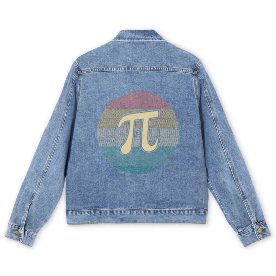 Discover PI Day Math 3.14 Number PI Lover - Pi Day - Men's Denim Jackets
