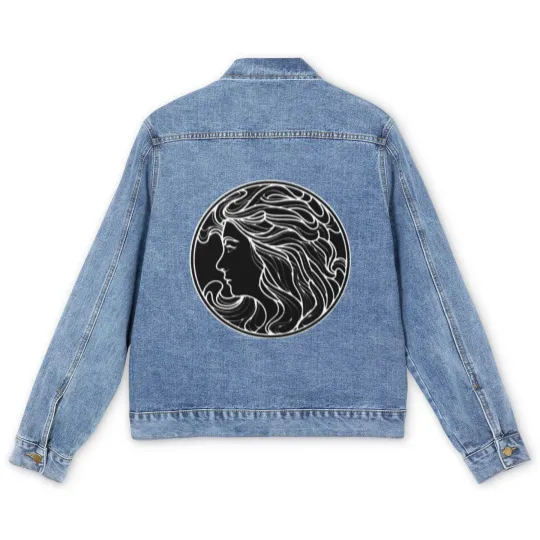 Discover Lorde Men's Denim Jackets - Lorde Logo / Premium Unisex Men's Denim Jackets