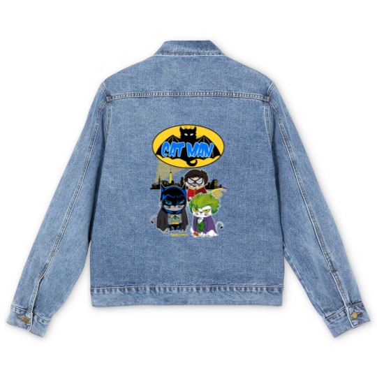 Discover Catman - Cat - Men's Denim Jackets