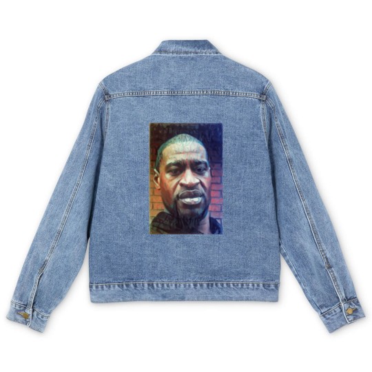 Discover George Floyd - Painting - George Floyd - Men's Denim Jackets