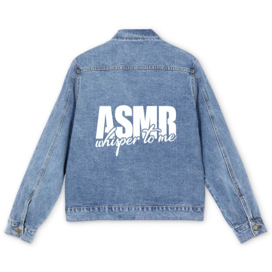Discover ASMR Whisper To Me Men's Denim Jackets