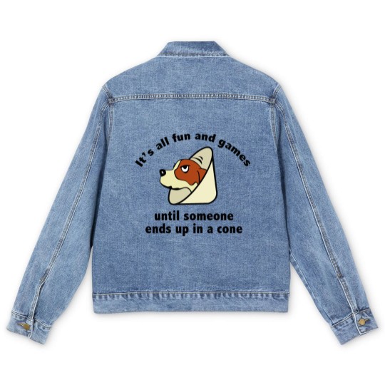 Discover It's All Fun And Games Men's Denim Jackets