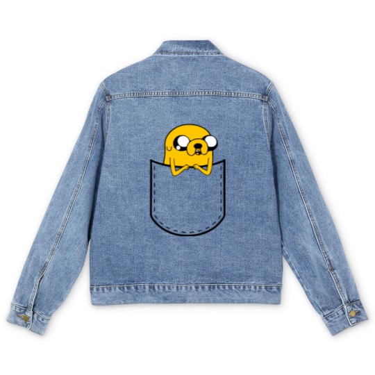 Discover Adventure Time Pocket Jake Men's Denim Jackets