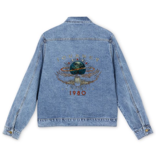 Discover American Classics Journey 1980 Black Womens Distressed Men's Denim Jackets Men's Denim Jackets