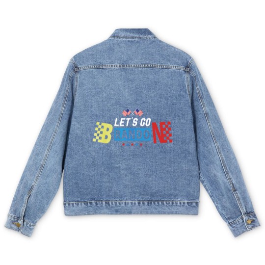 Discover Let's Go Brandon Men's Denim Jackets
