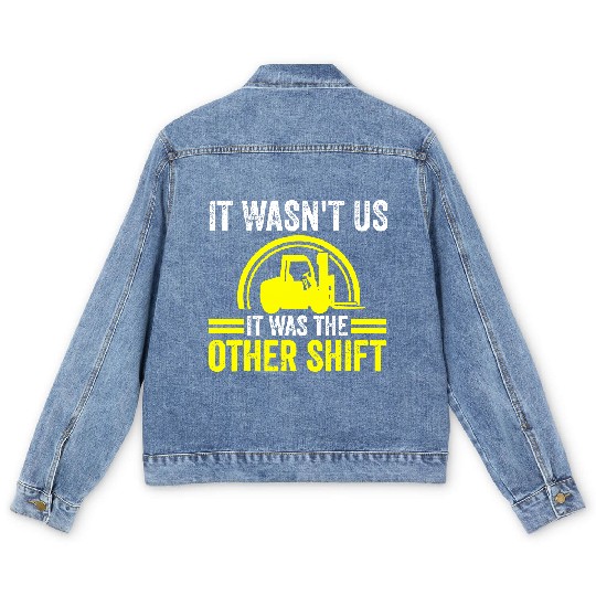 Discover Forklift Driver Forklift Operator Men's Denim Jackets
