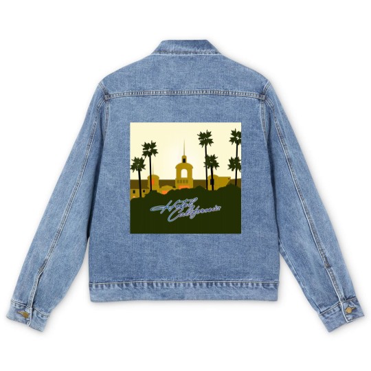 Discover Eagles Hotel california Men's Denim Jackets