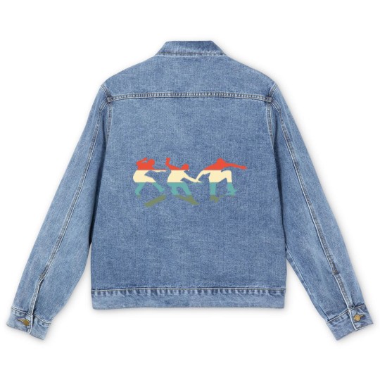 Discover Skateboard Skateboarding Skateboarders Men's Denim Jackets