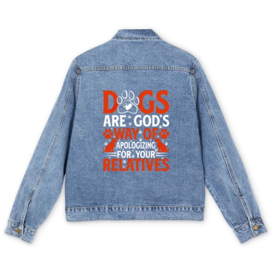 Discover Dogs are Gods way of apologing for your Men's Denim Jackets