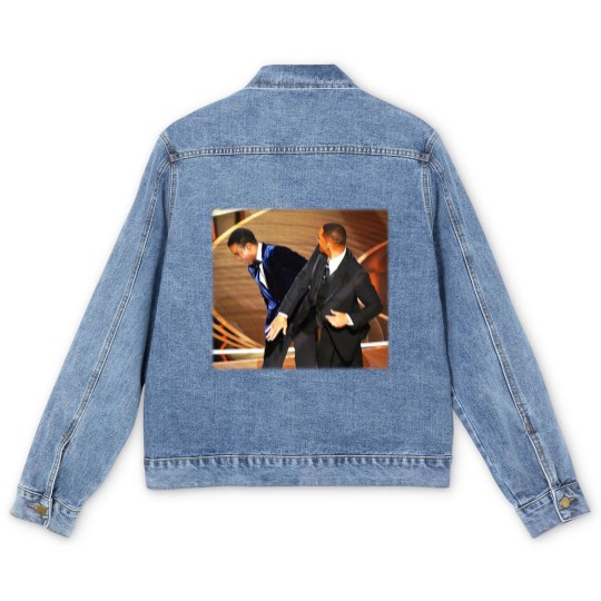 Discover Will Smith Slap Chris Rocks At Oscar Essential Men's Denim Jackets