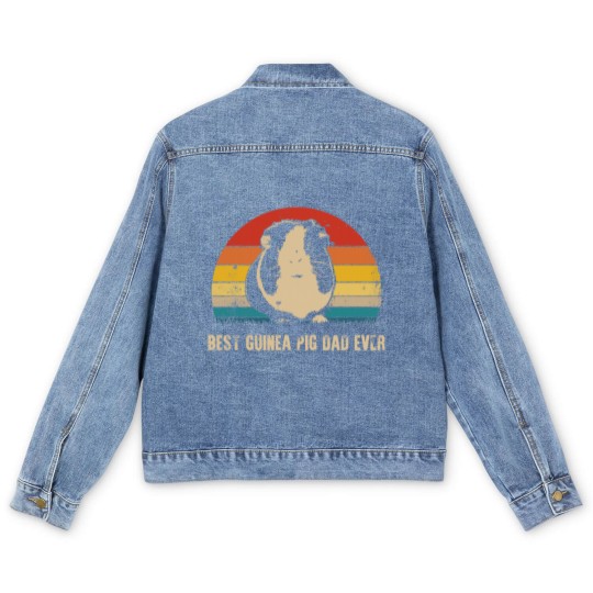 Discover Best Guinea Pig Dad Ever Men's Denim Jackets Pig Daddy Men's Denim Jackets