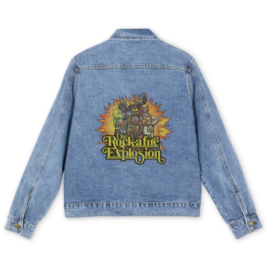 Discover Rock a fire Explosion - Showbiz Pizza - Men's Denim Jackets