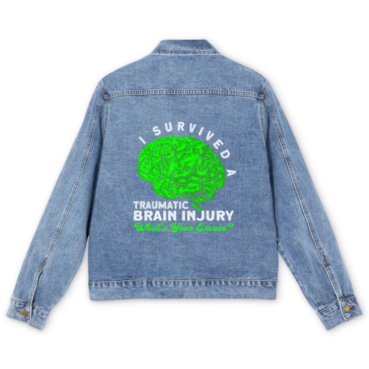 Discover Traumatic Brain Injury People With Brain Injury Men's Denim Jackets