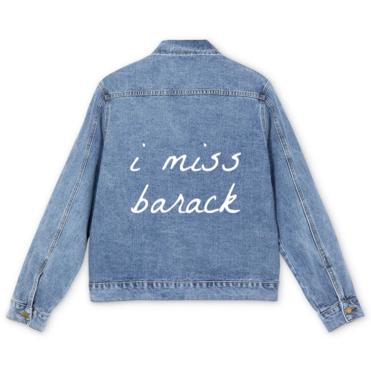 Discover I Miss Barack Obama Sweater Men's Denim Jackets
