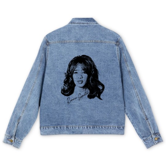 Discover Ronnie Spector / Retro Style Fan Artwork - Ronnie Spector - Men's Denim Jackets