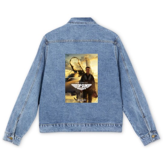 Discover Tom Cruise Top Gun Maverick Jets Flying Navy Pilot Movie 2022 New Film Men's Denim Jackets