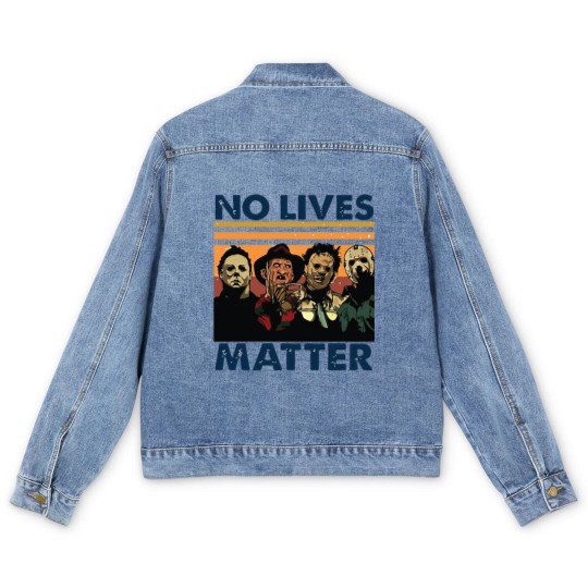 Discover No Lives Matter Men's Denim Jackets