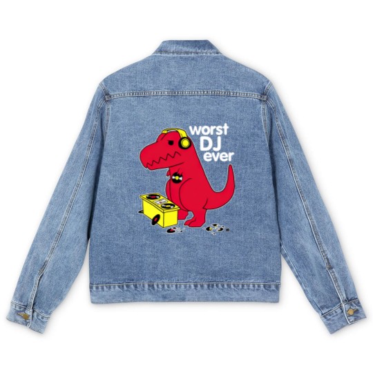 Discover Worst DJ Ever Men's Denim Jackets