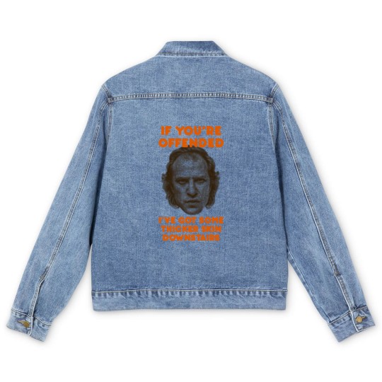 Discover IF YOU’RE OFFENDED - Silence Of The Lambs - Men's Denim Jackets
