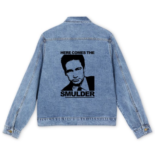 Discover Here Comes the sMulder - X-Files Returns in 2016! - David Duchovny - Men's Denim Jackets