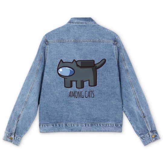 Discover Among Us black cat - Among Us - Men's Denim Jackets