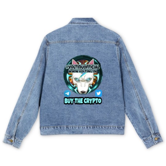 Discover Volt Inu Design Classic Men's Denim Jackets