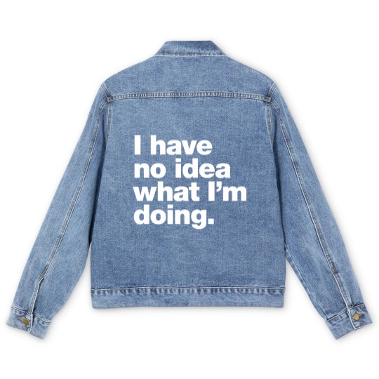 Discover I have no idea what I'm doing. Classic Men's Denim Jackets