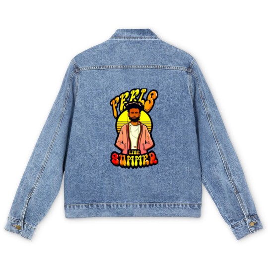 Discover Feels Like Summer - Childish Gambino - Men's Denim Jackets