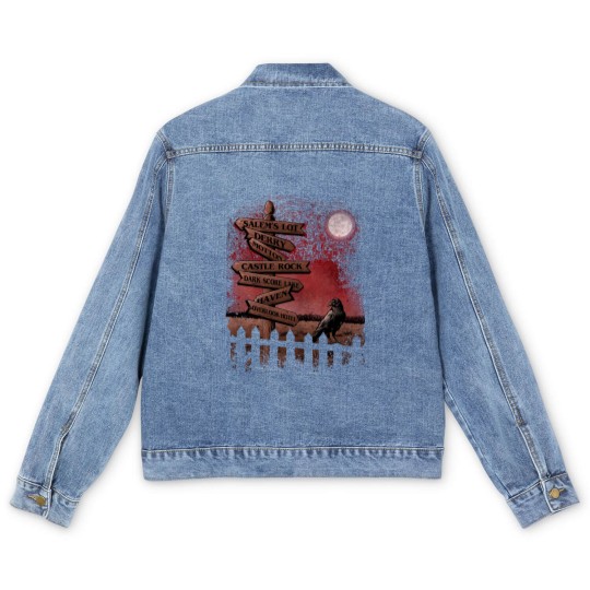 Discover Horror Crossroads - Stephen King - Men's Denim Jackets