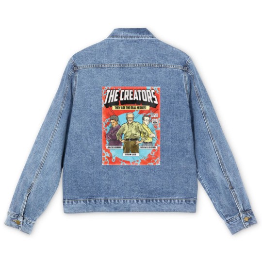 Discover The Creators - Stan Lee - Men's Denim Jackets
