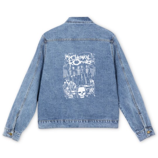 Discover Hot Topic My Chemical Romance The Black Parade Lineup Men's Denim Jackets