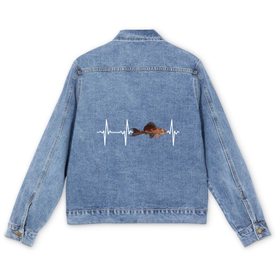 Discover Plecostomus Heartbeat Men's Denim Jackets