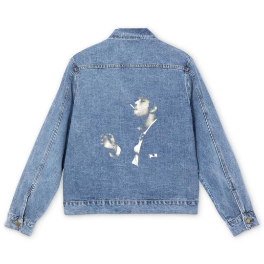 Discover Tom Waits icon Men's Denim Jackets