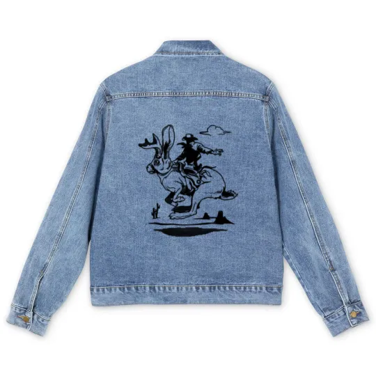 Discover Jackalope Bronco Men's Denim Jackets