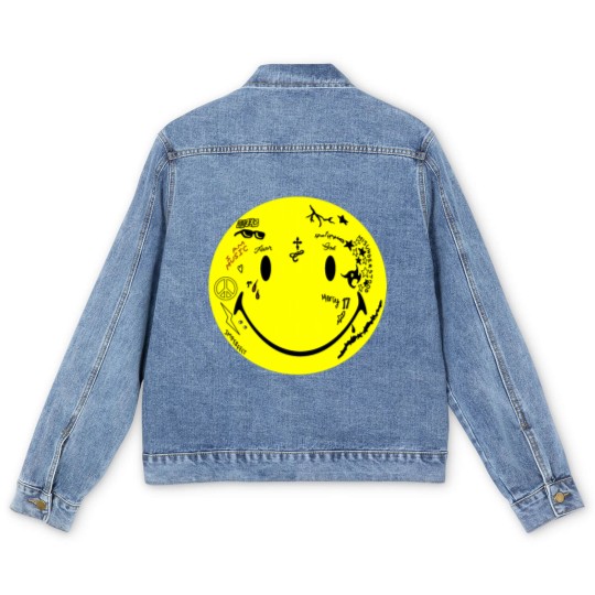 Discover Lil Wayne Tattoo Smiley Men's Denim Jackets