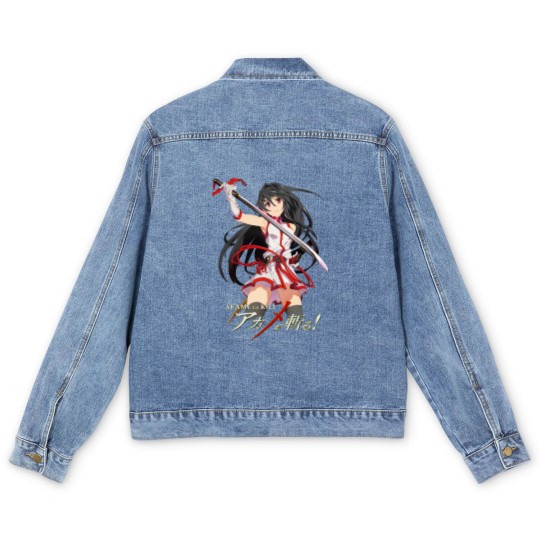 Discover akame sword strike pose - Anime - Men's Denim Jackets