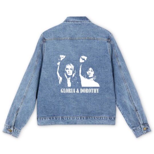 Discover GLORIA & DOROTHY Stencil - Feminism - Men's Denim Jackets
