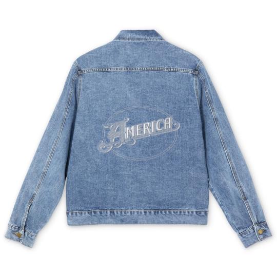 Discover America Band Men's Denim Jackets