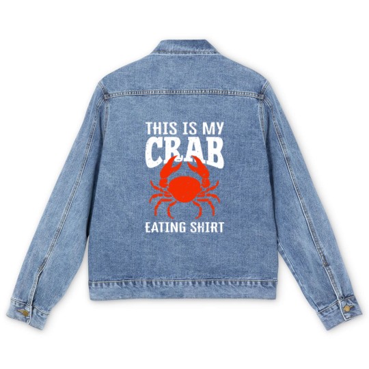 Discover Crab Eating Men's Denim Jackets Men's Denim Jackets