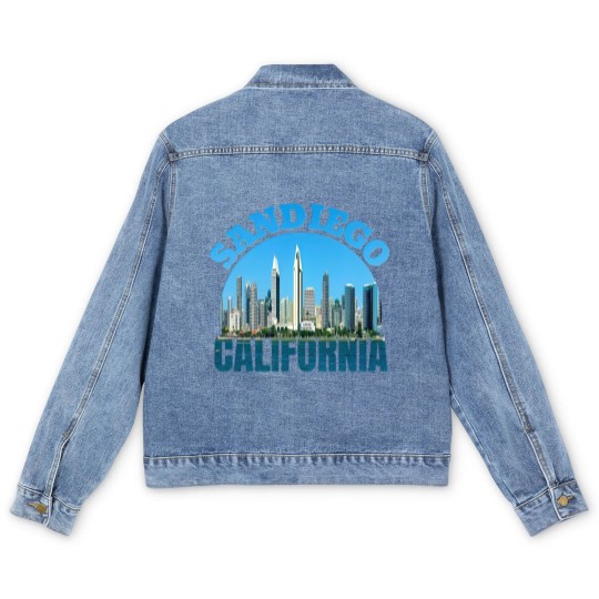 Discover San Diego California Men's Denim Jackets