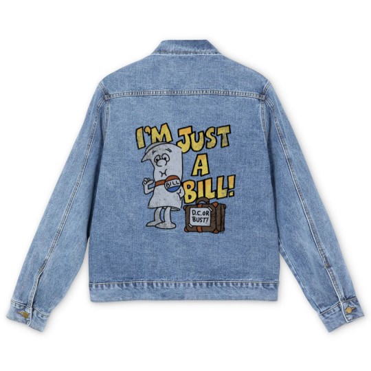 Discover Schoolhouse Rock I'M Just A Bill Men's Denim Jackets