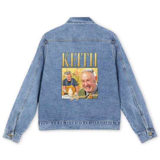 Discover Keith Brymer Jones Homage Men's Denim Jackets Men's Denim Jackets Top Pottery Funny Icon Gift Throw British TV
