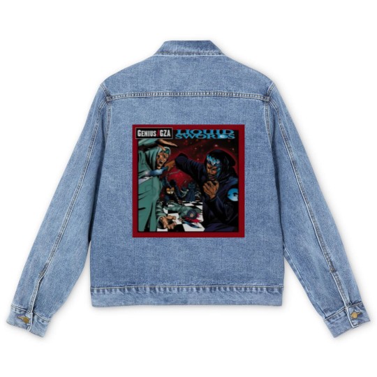 Discover Vintage Genius GZA liquid swords hip hop RETRO Men's Denim Jackets