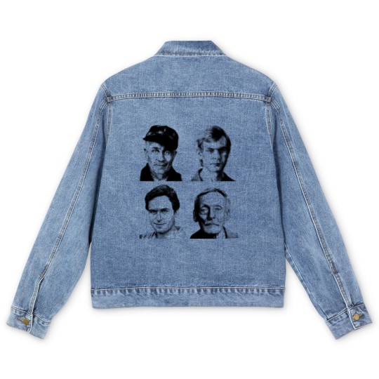 Discover American Serial Killer - Ted Bundy - Men's Denim Jackets