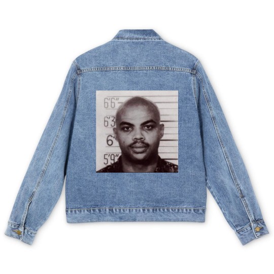 Discover Charles Barkley Mugshot Men's Denim Jackets