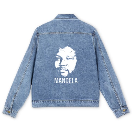 Discover Nelson Mandela - Mandela - Men's Denim Jackets