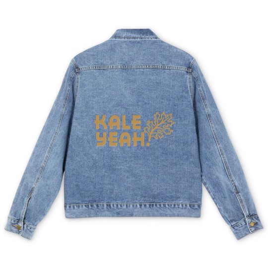 Discover Kale Yeah Men's Denim Jackets