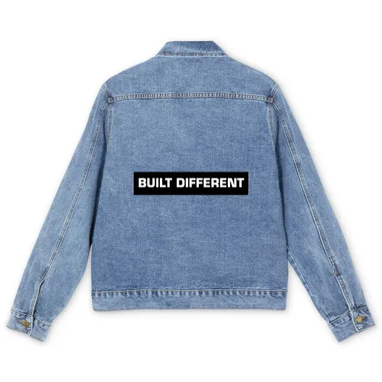 Discover Just built different Men's Denim Jackets